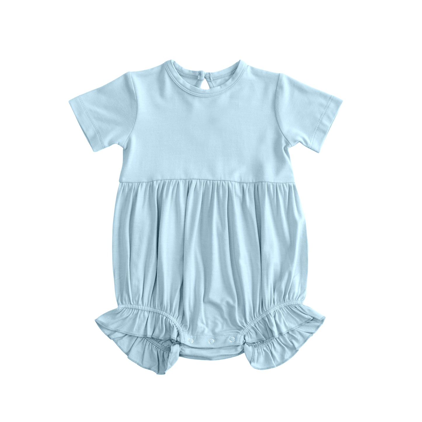 Pre-order no moq SR3997 pre-order baby girl clothes blue short sleeve bubble-26.1.17