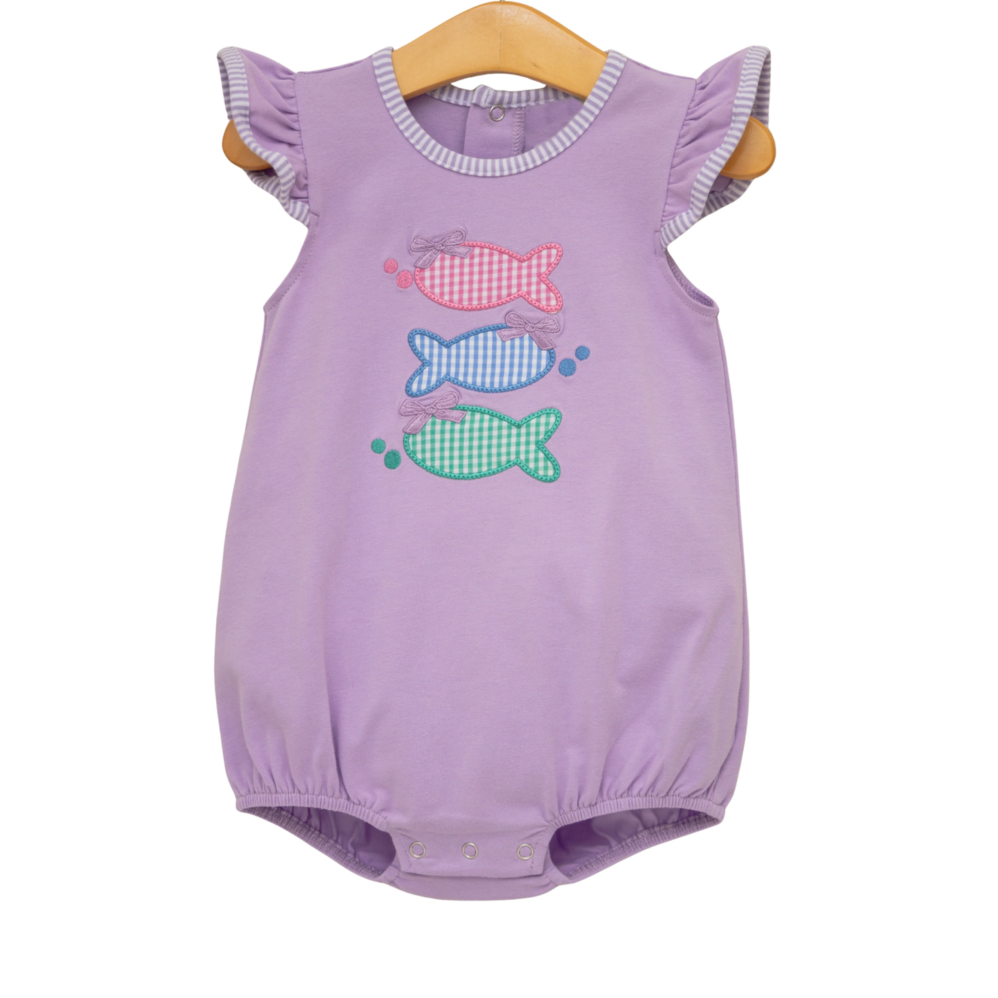 Pre-order no moq SR4006 pre-order baby girl clothes fish purple flying sleeve bubble-26.1.19