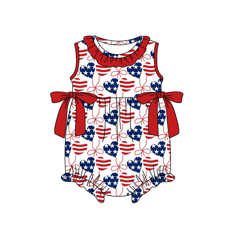 Pre-order no moq SR4027 pre-order baby girl clothes bow vest bubble-26.1.24