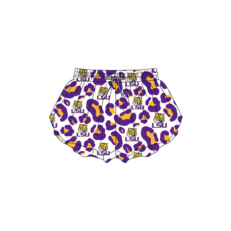 Pre-order no moq SS0821 baby girl clothes summer yoga team camouflage shorts-26.1.13