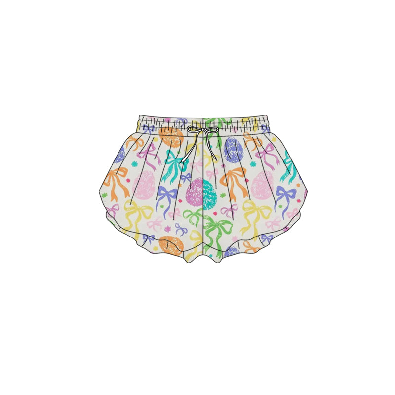 Pre-order no moq SS0822 baby girl clothes summer yoga bow eggs shorts-26.1.13