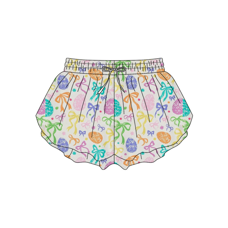 Pre-order no moq SS0823 adult woman clothes summer yoga bow eggs shorts-26.1.13