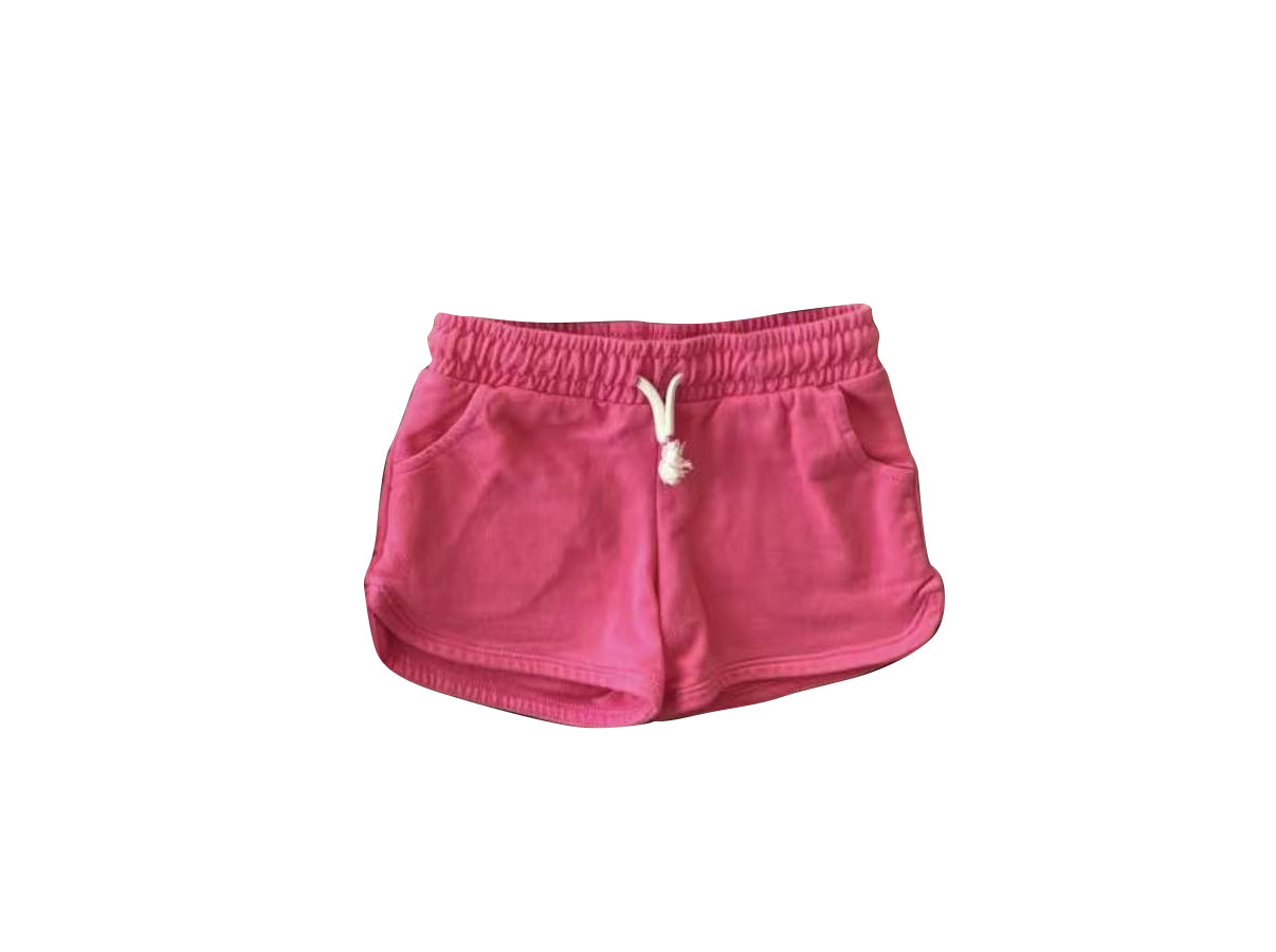 SS0853 Preorder Baby Girl Hot Pink Pockets Shorts Bottom