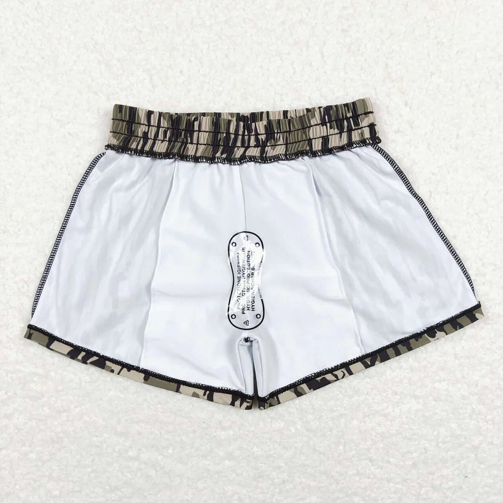 S0194 Kids Baby Boys Southern Olive Camo Summer Swimming Trunks Bottom