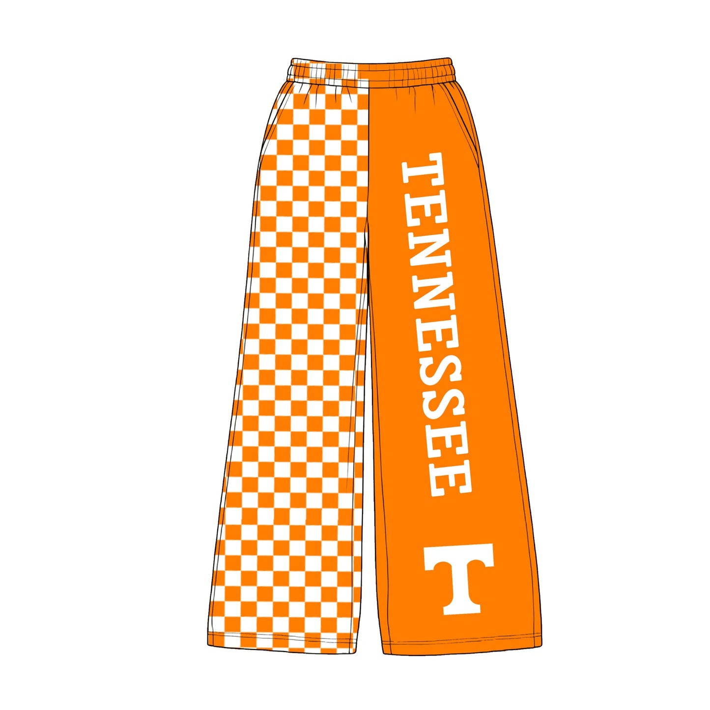 Custom Order Baby Girls Tennessee Team Checkered Pants Bottoms