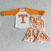 6 B3-36 T letter long sleeve trousers suit