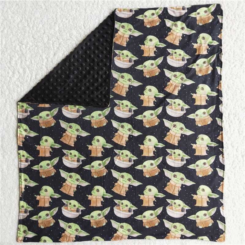 no MOQ cartoon print blankets soft blanket cute children baby blanket