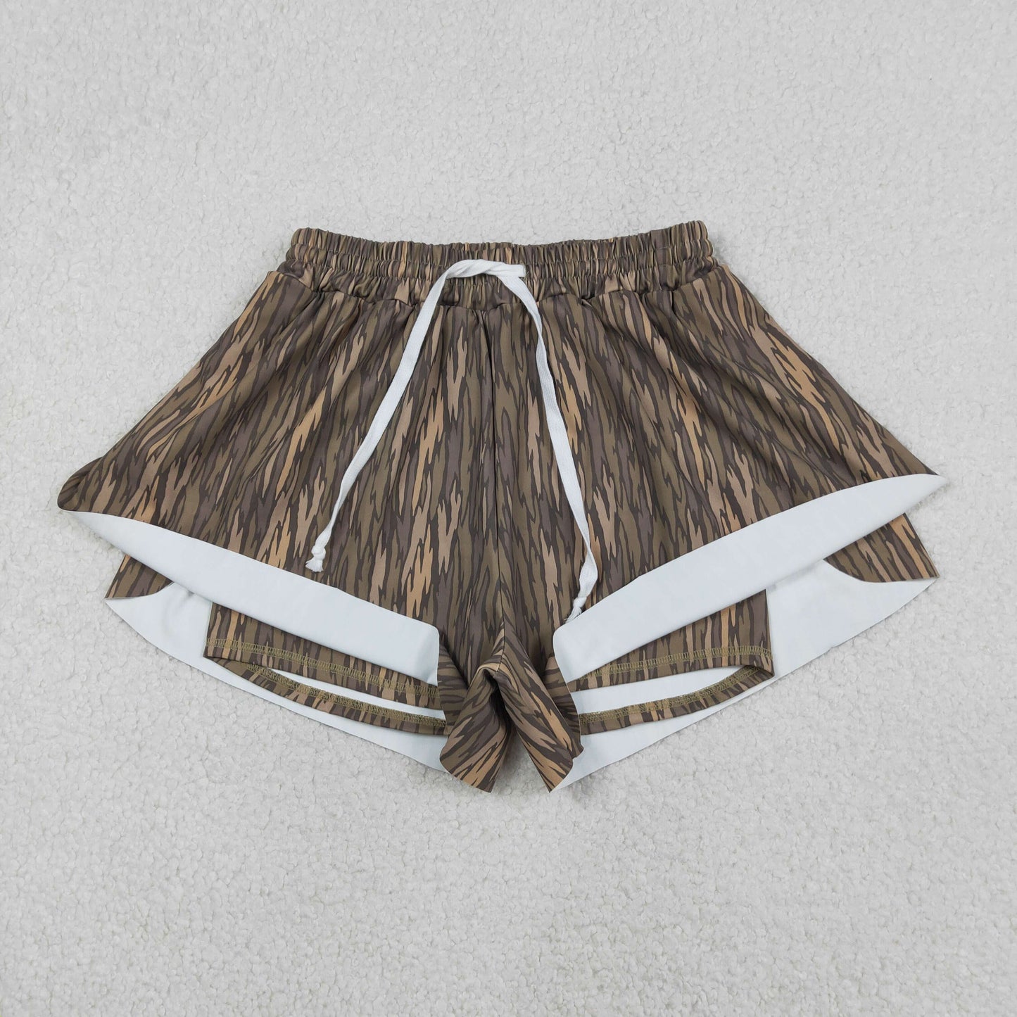 Sibling Baby girls clothes and adult clothes yoga camouflage kids shorts and adult shorts