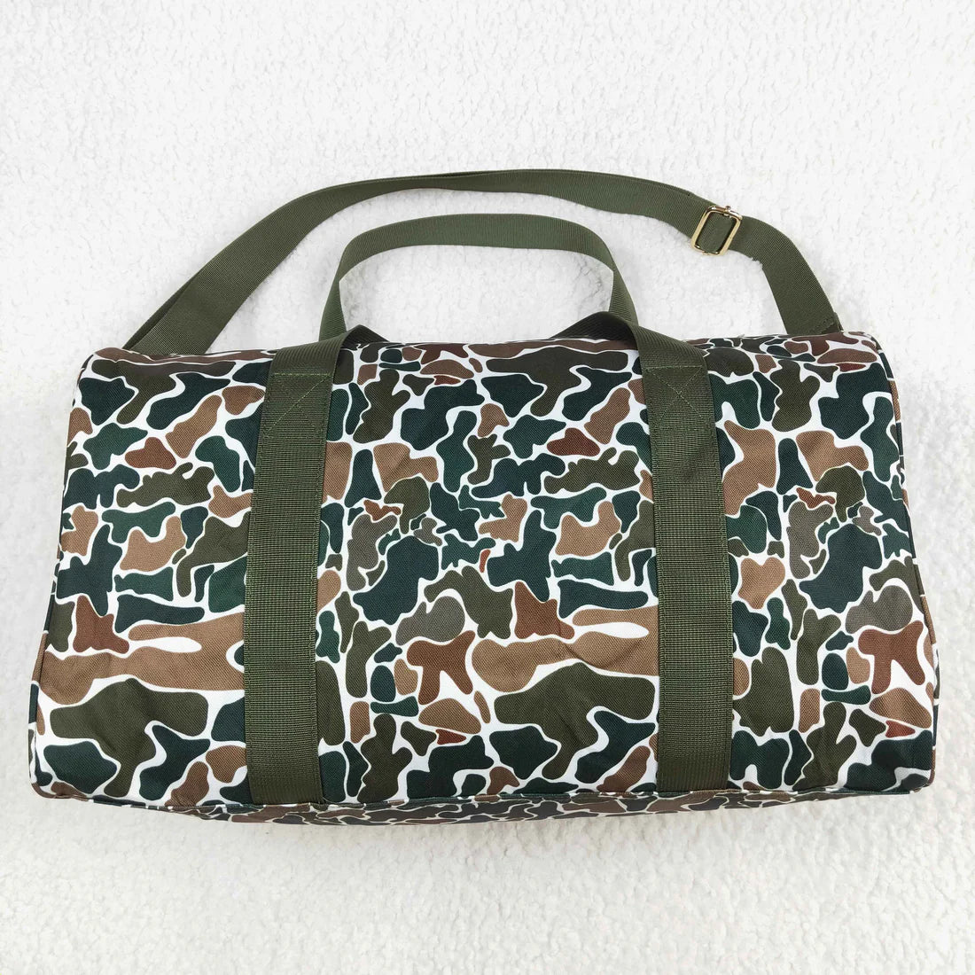 BA0264 Tote Bag Camo Beige Green sports bag tote