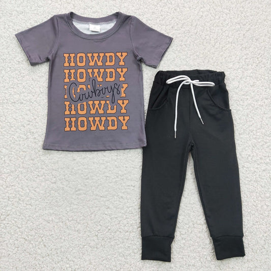 BSPO0063 Boys Howdy Cowboys Outfits