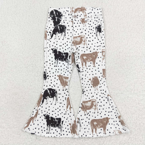 L-3.7  P0452 Cow polka dot jeans