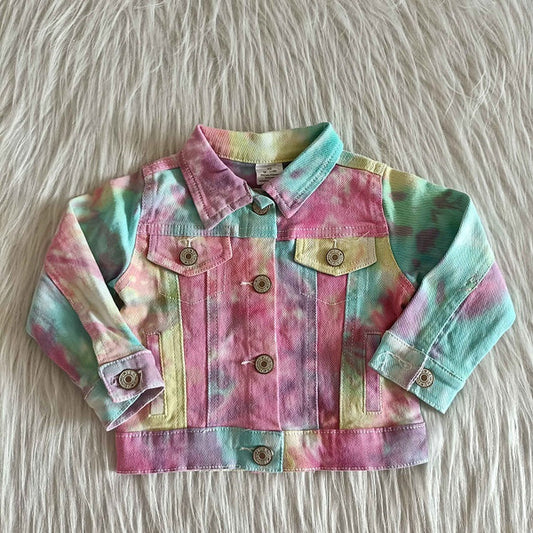 6 A31-1-1 Girls Tie Dye Jackets