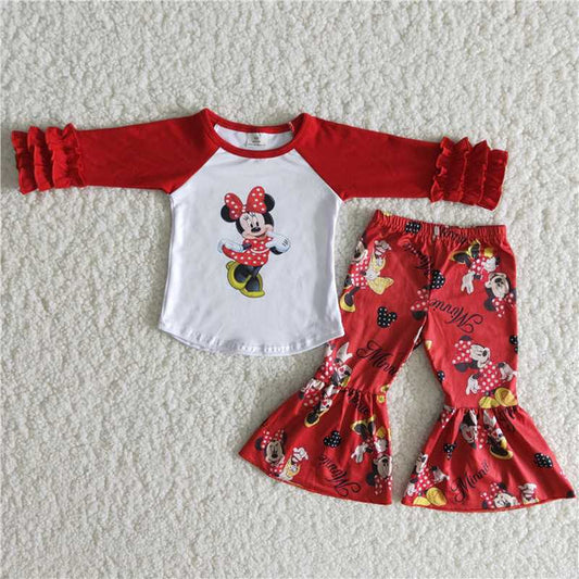 6 A14-28 Girl Red Character Bell Outfit