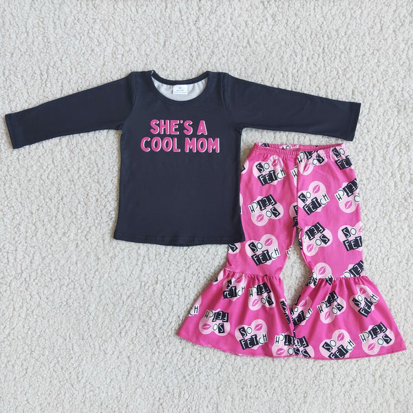 6 B1-32 Girl Cool Mom Outfit