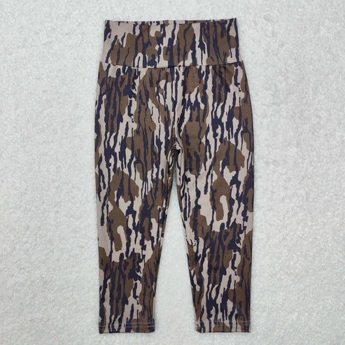P0689 Baby Girls Bottomland Camo Yoga Legging Pants