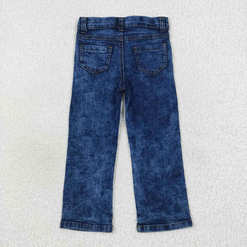 L-3.7 P0197 Dark ripped beggar jeans