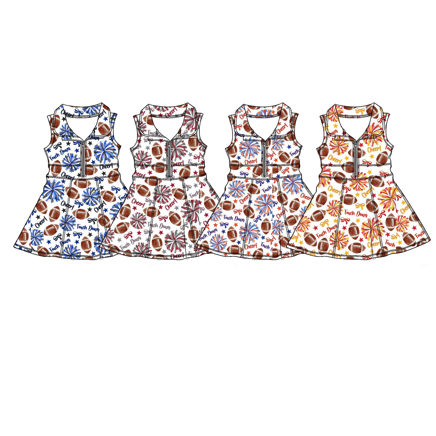 26.1.10 Custom MOQ:3 or 5 pcs each design milk silk Sibling baby girl clothes team bow sleeveless dresses 4
