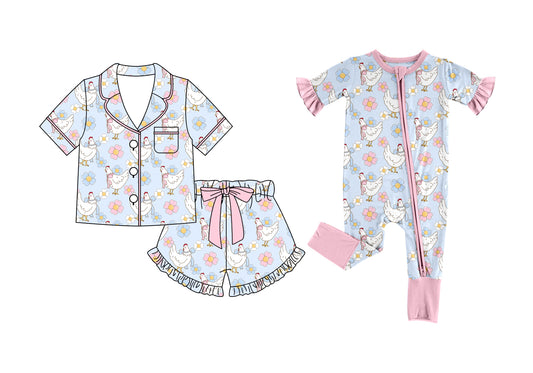 26.1.12 Custom MOQ:3 or 5 pcs each design milk silk Sibling baby girl clothes floral short sleeve shorts sets and romper