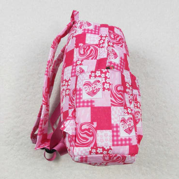 3.11  BA0114 toddler backpack pink flower girl gift back to school preschool bag