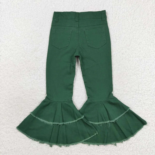 L-3.7 P0171 Dark green denim pants