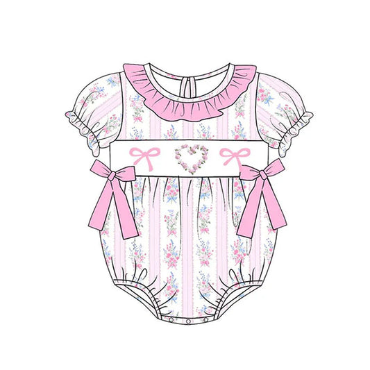 11.13 MOQ:5pcs SR3519 pre-order baby girl clothes heart girl Valentine summer bubble