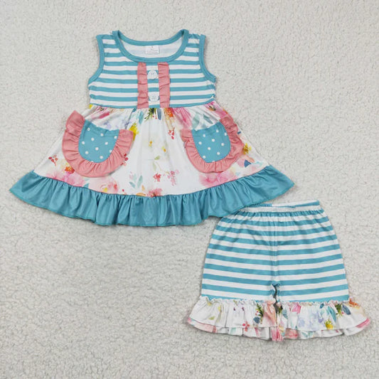 6.16 GSSO0240 baby girl clothes girl summer outfit