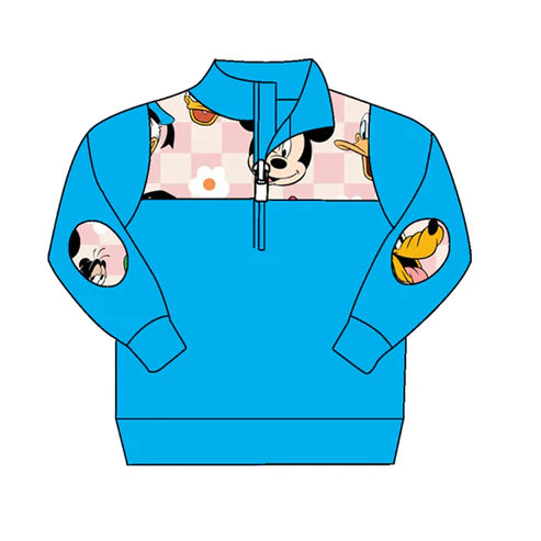 6.20 Custom Moq 3 Baby Boys Cartoon Mouse Pullover Shirt Tee Shirts