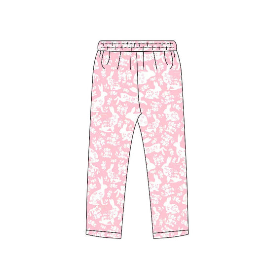 11.7 MOQ：5pcs P0960 pre-order baby girl clothes rabbit girl easter winter pant