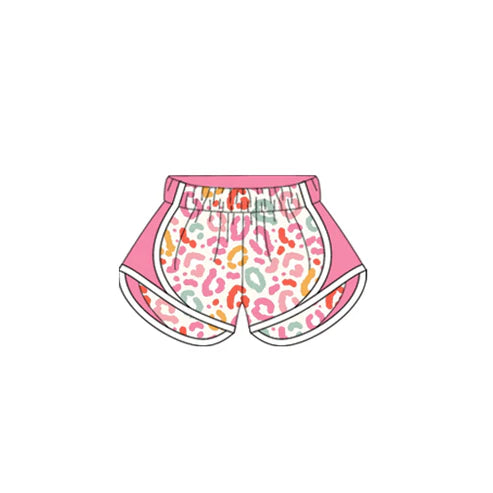 4.10 SS0525 Baby Girls Pink Leopard Shorts Bottoms Preorder