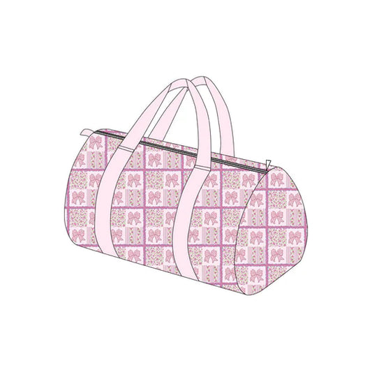 12.26 MOQ:5pcs BA0389 pre-order Tote bag bows print baby bag handbag