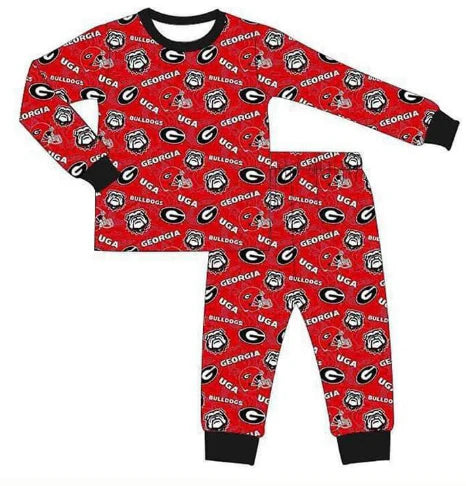 5.13 Red long-sleeved pants suit for boys