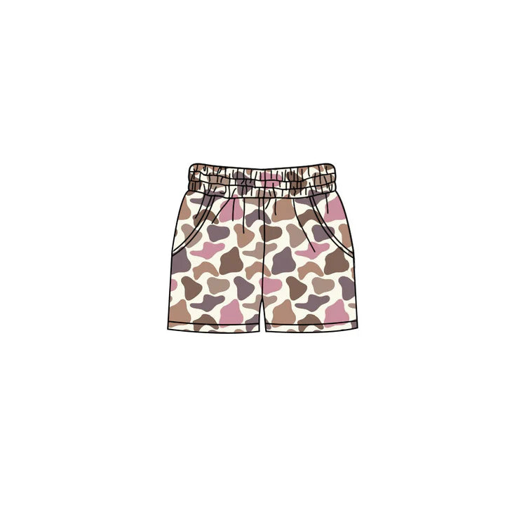 11.26 MOQ：5pcs SS0757 pre-order baby boy clothes camo print boy summer shorts