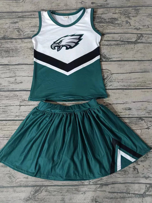 12.18 Custom order MOQ:3pcs each design state cheerleading uniforms girl summer skirt set 45