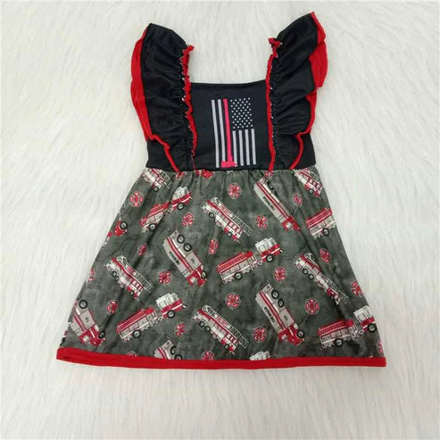 5.23 C15-17 Bus Lace Sleeve Strap Dress