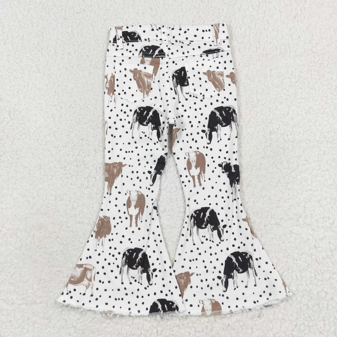 L-3.7  P0452 Cow polka dot jeans