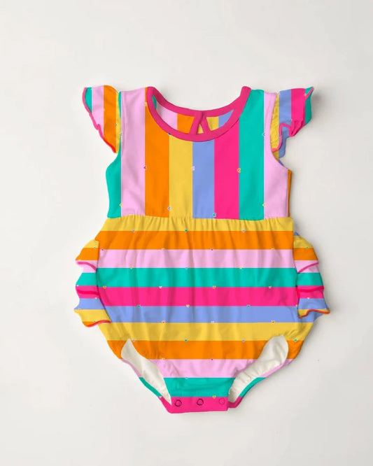 11.28 MOQ:5pcs SR3651 pre-order baby boy clothes Stripes boy summer bubble