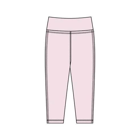 10.24 P0929 Baby Girls Light Pink Yoga Leggings Pants Bottom Preorder