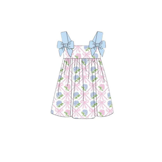 11.26 MOQ:5pcs GSD3227 pre-order toddler girl clothes floral girl summer dress
