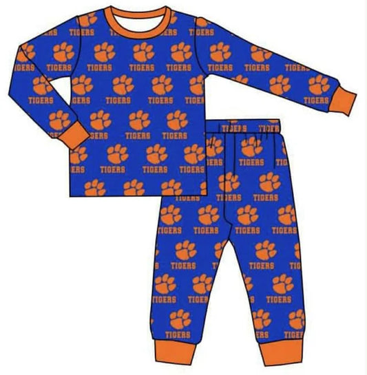 12.16 Custom order MOQ:5pcs each design boy winter outfit state boy pajamas set