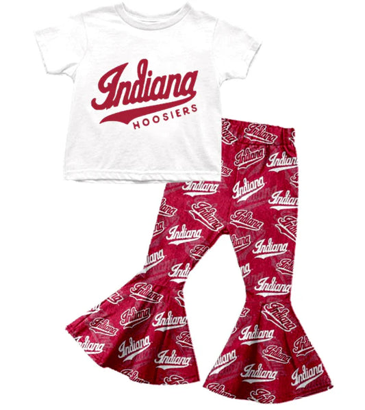 5.12 baby girls custom team design short sleeve pants suit