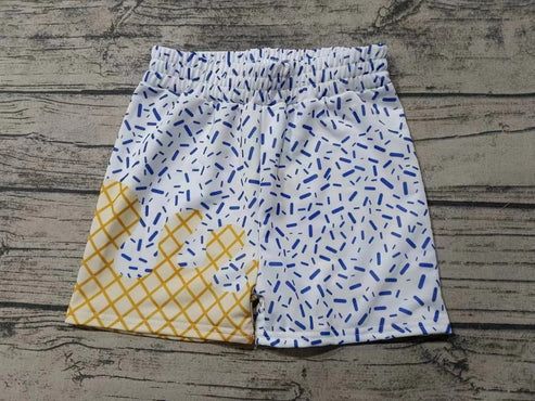 5.6 Adult Men Team Blue White Shorts Bottoms Preorder(moq 3)