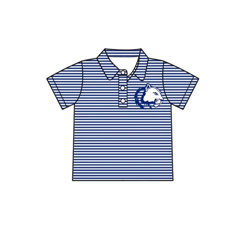 7.31 Custom Moq 5 Baby Boys Cougars Team Short Sleeve Tee Pullovers Polo Shirts Tops