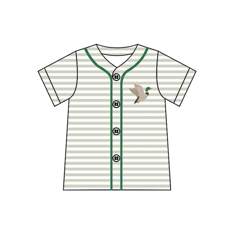 11.13 MOQ：5pcs BT1554 pre-order toddler boy clothes mallard boy summer top shirt