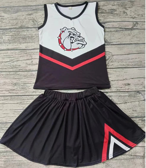 5.13 Girls team sleeveless top skirt suit