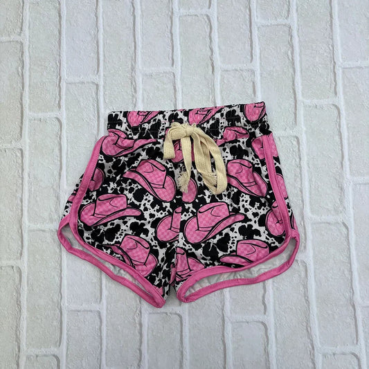 9.3 SS0091 Baby Girls Western Hats Sports Summer Shorts