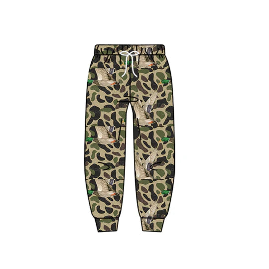 12.20 MOQ：5pcs P1020 pre-order baby girl clothes mallard print girl winter pant
