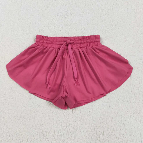 6.2 SS0545 Baby Girls Hot Pink Skort Shorts Bottoms