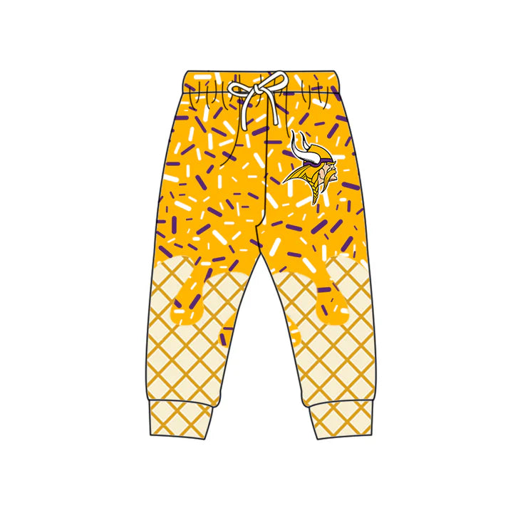 7.8  Custom Moq 3 Baby Boys YIKINGS Team Jogger Pants Bottoms