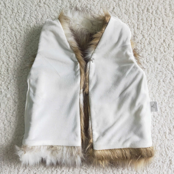 VE0001 Girl Faux Fur Vest