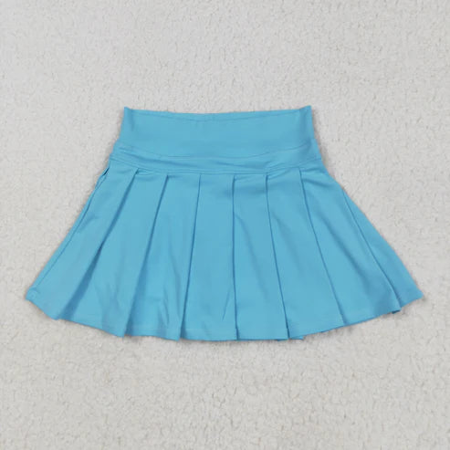 6.2  GLK0082 Baby Girls Blue Yoga Active Wear Skirt